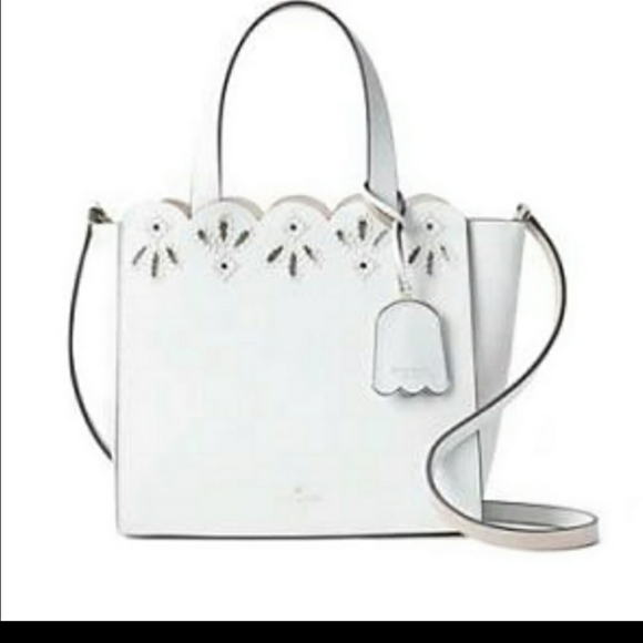kate spade Handbags - KATE SPADE Mini Mina Magnolia Street Eyelet White